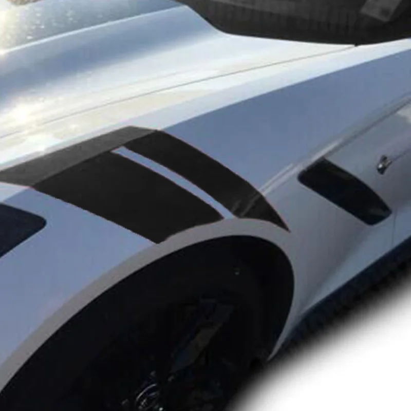 

Наклейка-полоса на автомобиль, виниловая наклейка на кузов автомобиля, на крыло, привлекательная виниловая наклейка на грузовик, черная декоративная наклейка, левая и правая, 1 пара