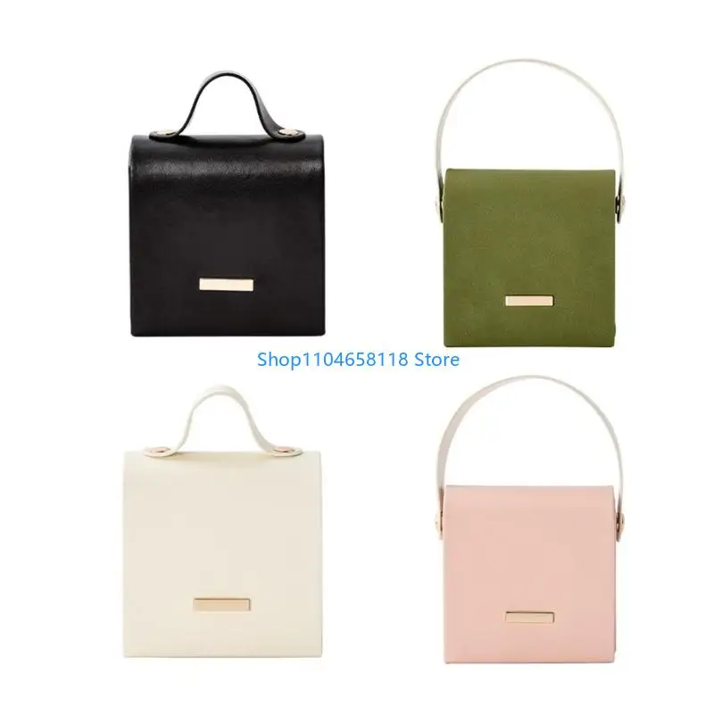 

Multi Functional Travel Jewelry Organizers PU Material Adjustable Sections For Rings Necklaces Earrings Lipstick Compact Case