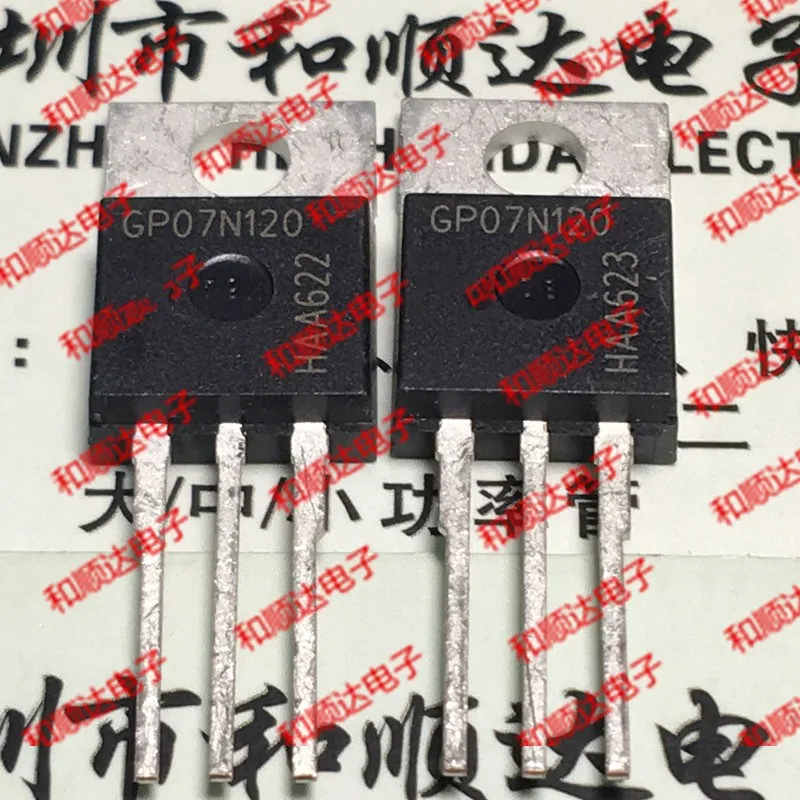 

Оригинальный новый 5 шт./GP07N120 SGP07N120 TO-220 1200 В 8А
