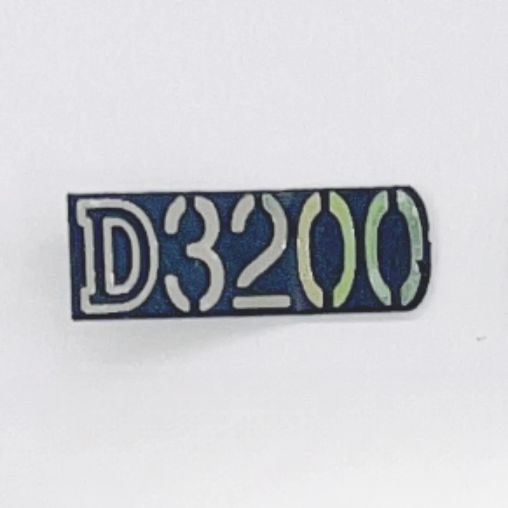 Brand New for Nikon D3200 Logo Body Number Label DSLR Camera Accessories Repair Part Replacement