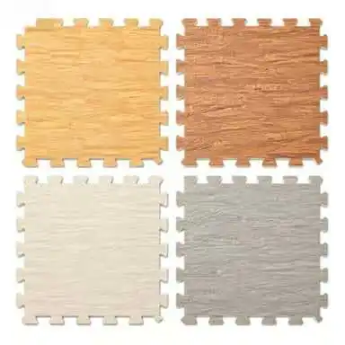 Baby EVA Foam Play Gym Puzzle Mats Wooden Interlocking Exercise Tiles Crawling Carpet And Rug for Kids Game Activity Soft Floor
