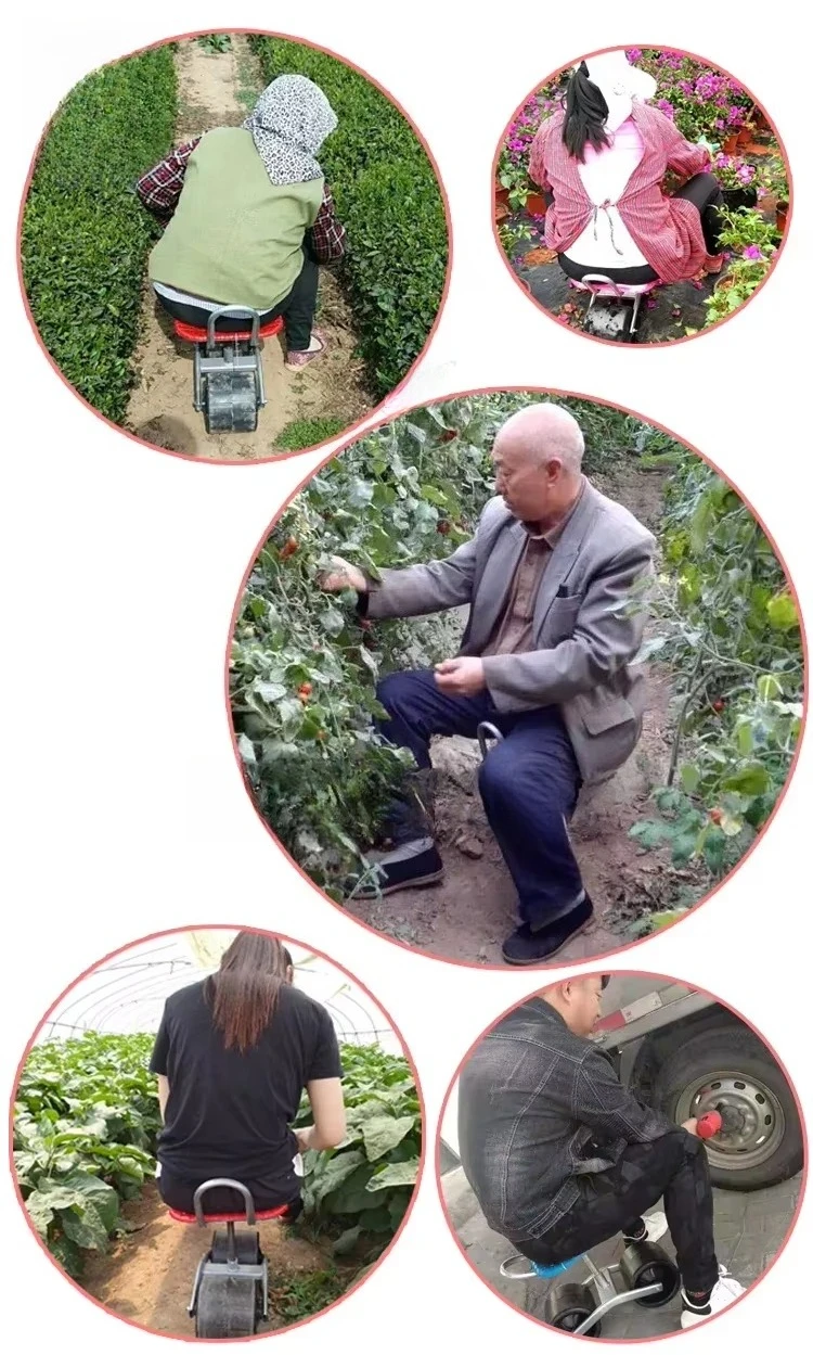 For Height Adjustable Rotating Gardening Stool, 360 Degree Swivel Seat, Multi-purpose Workbench for Laundry Room