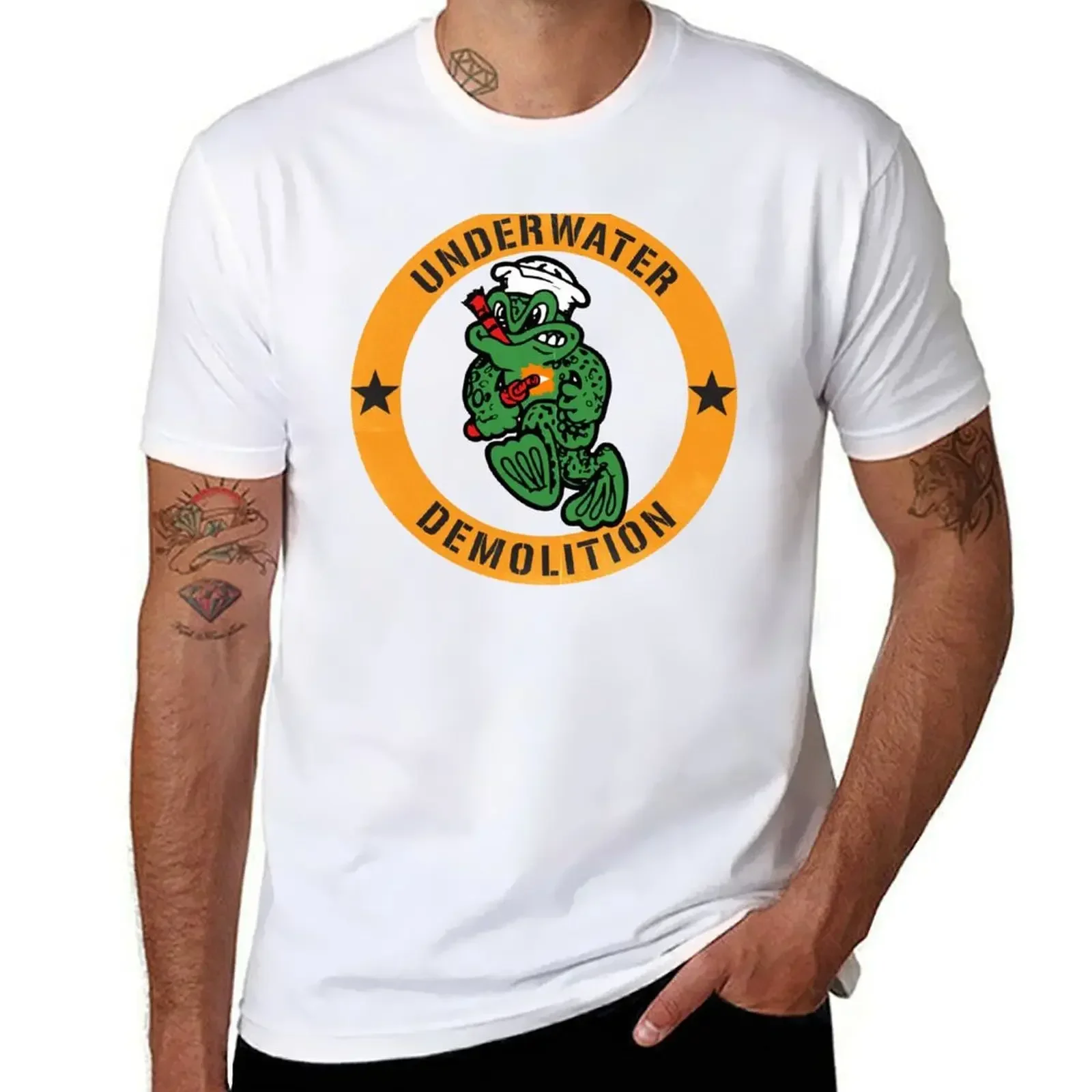 Fifties Frogman TShirt anime clothes shirts graphic tees Blouse mens funny t shirts for mens designer clothing new in tops & tee