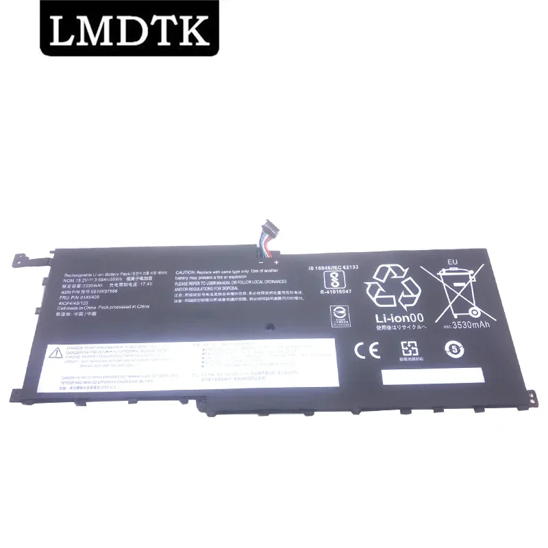 Аккумулятор LMDTK 01AV409 для ноутбука Lenovo ThinkPad X1 Carbon X1C Yoga SB10F46467 20FB002VGE 20FB003RGE SB10F46466