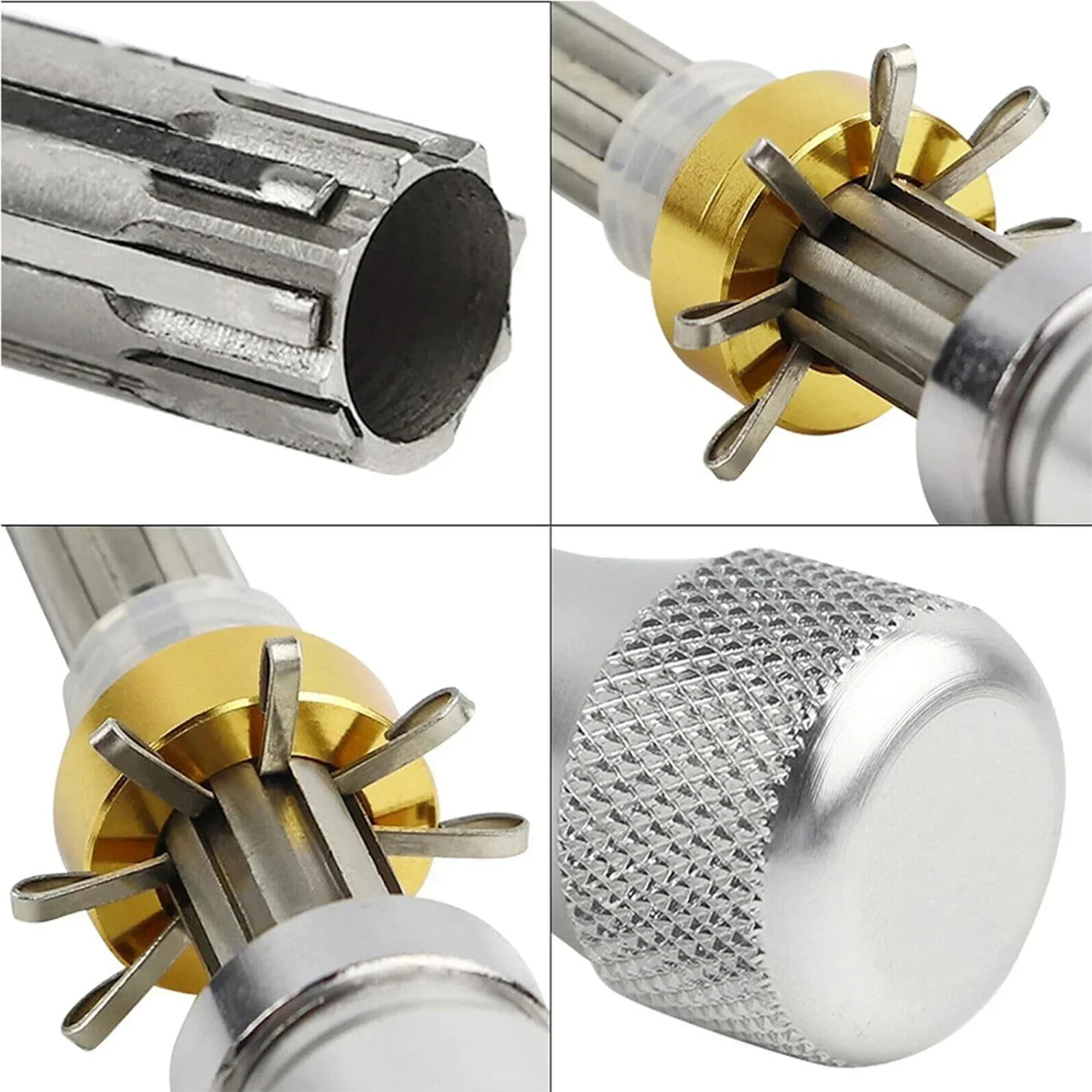 Unlock Tool Set Tubular Lock Pick Lockpick Tools for Beginners and Pro Locksmiths Stainless Steel Kit for Picking Tubular Locks