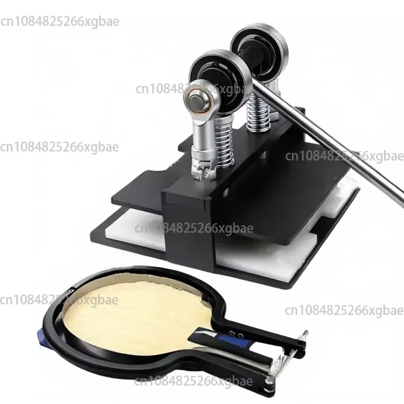 Table Tennis Racket Rubber Cutting Machine Double Roller Bearing Manual Press Rubber Edge Cutter