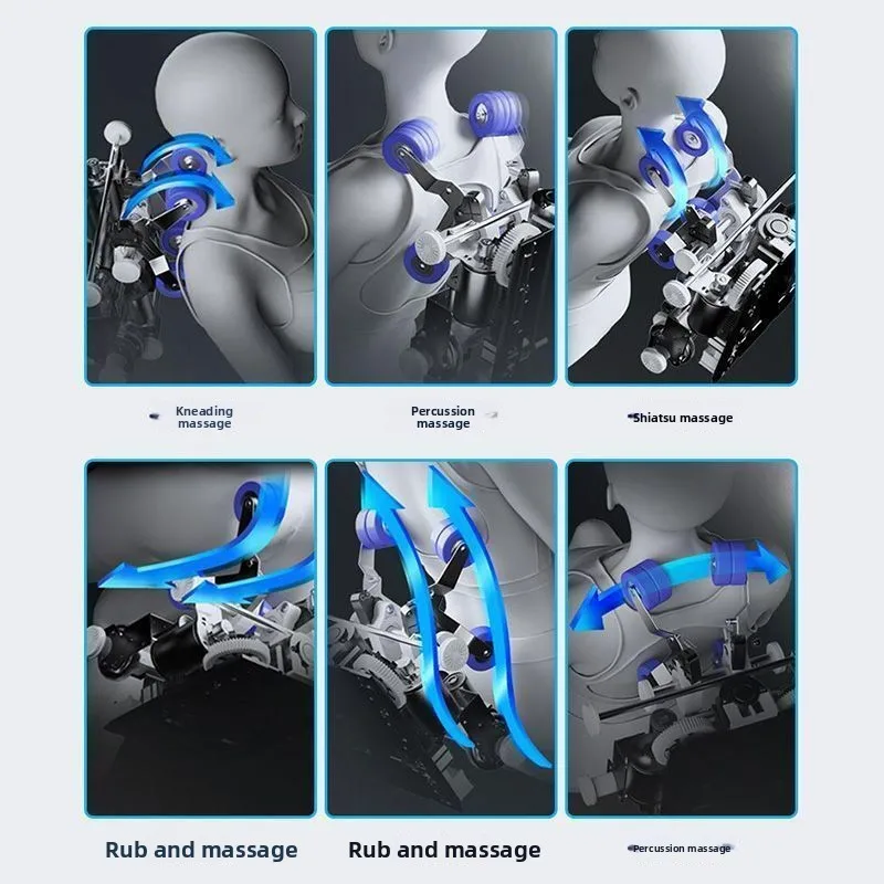 Poltrona da massaggio Smart A7 Home Full Body automatico piccolo elettrico multifunzione di lusso