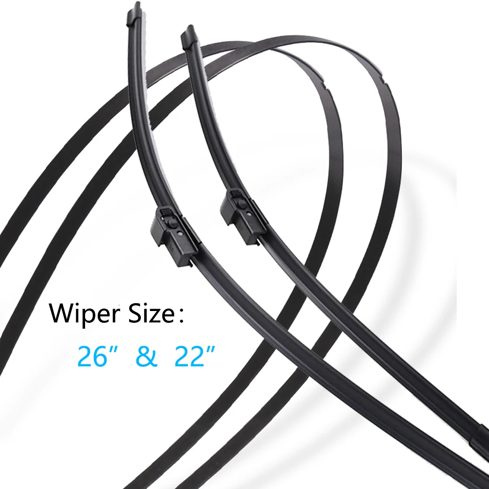 For BMW 5 Series E39 1996 1997 1998 1999 2000 2001 2003 Car Wiper Blades Front Window Windshield Windscreen Rubber Strip Refill