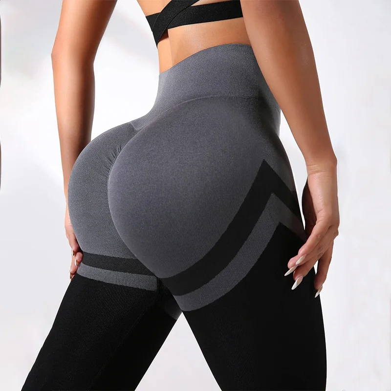 Seamless Leggings for Women High Waist Yoga Pants, Scrunch Butt Lifting Elastic Tights