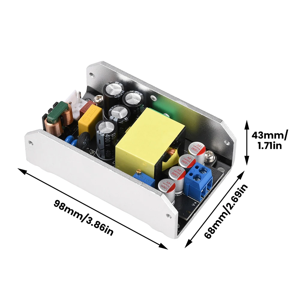 AC 190-265V zu DC 9-30V Einstellbares 180W Hochleistungs-GaN-Schaltnetzteilmodul mit geringer Welligkeit, Industrielle Leistungsplatine – Detail 8
