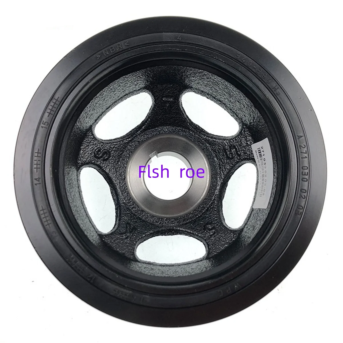06E105251F is applicable to Au-di A6/3.0 (06-12 models), A8, Q7 - hub pulley for belt drive