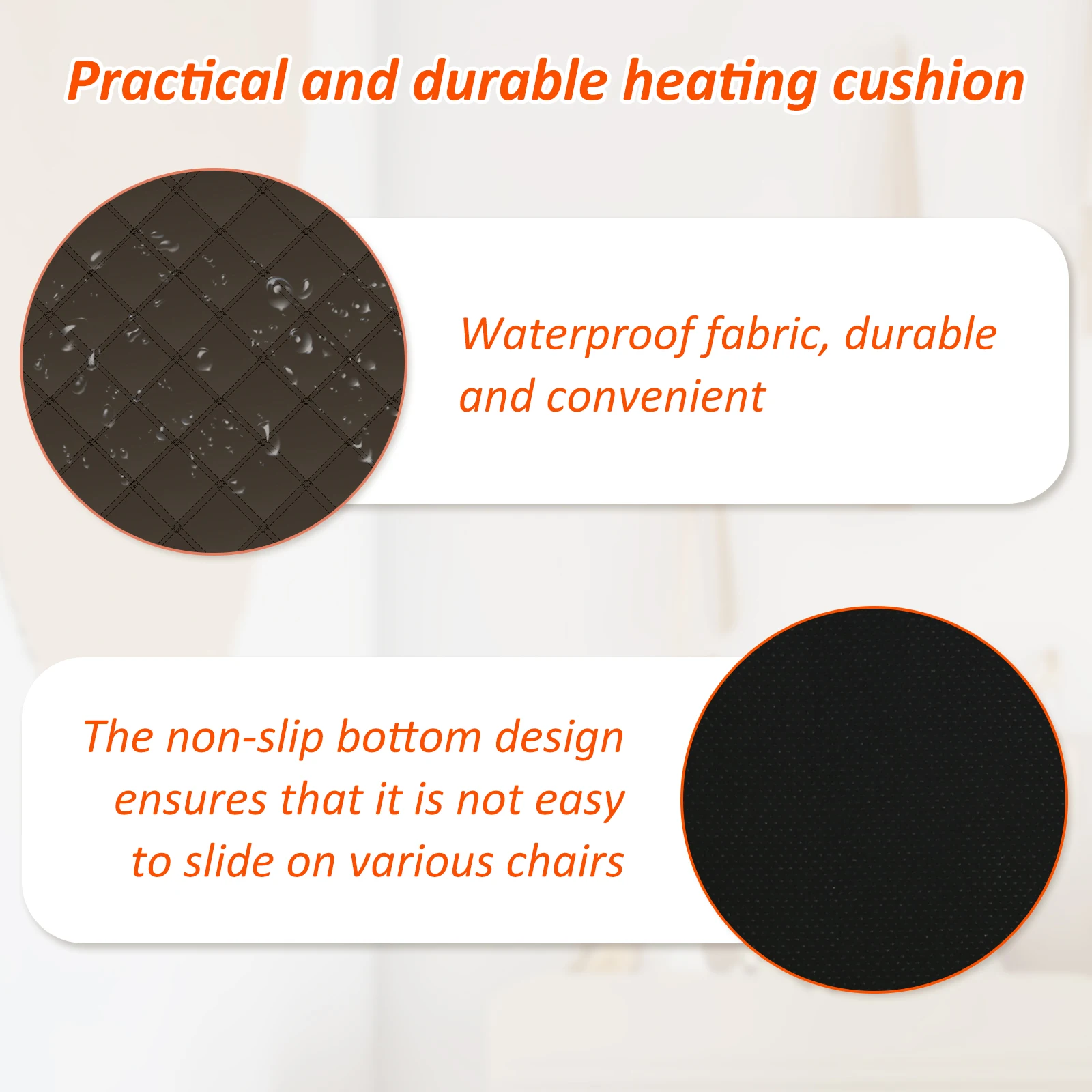 Heated Seat Cushion Waterproof Versatile Heated Chair Pad Office Household Universal Car Seat Heater Pet Cushion Electric Blanke