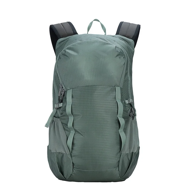 

Summer Ultra-Lightweight Waterproof Nylon Sports Trekking Backpack with Solar Panel for Outdoor Hiking Travel Zipper Closure