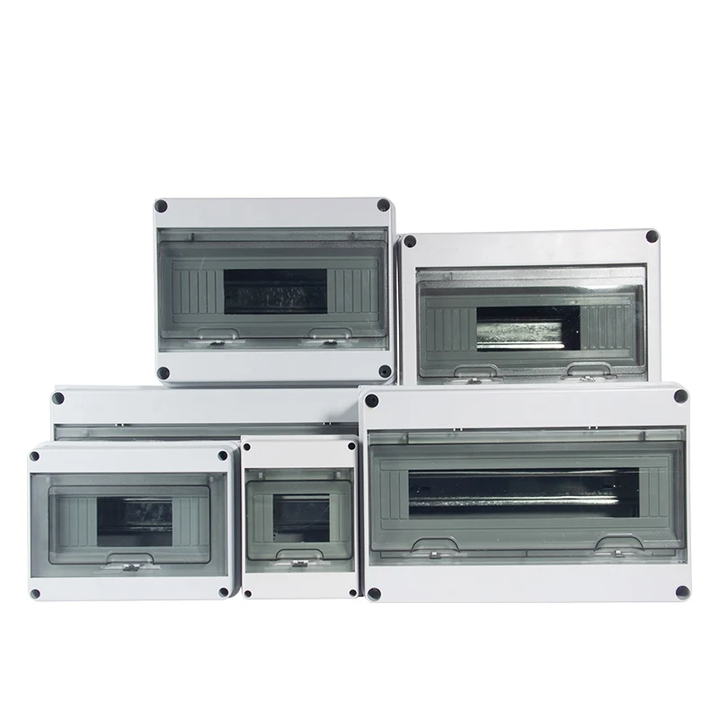 Scatola di distribuzione in plastica impermeabile e antipolvere serie HL, scatola di commutazione esposta in plastica ABS