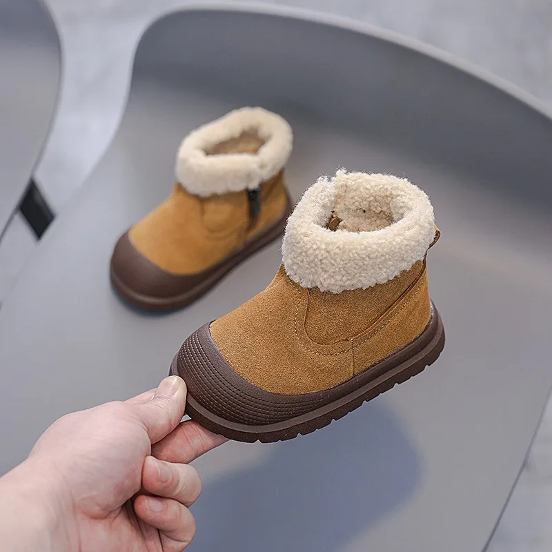 baby-boys-girls-short-boots-outdoor-autumn-winter-children-snow-boots-soft-sole-non-slip-toddler-kids-plush-shoes