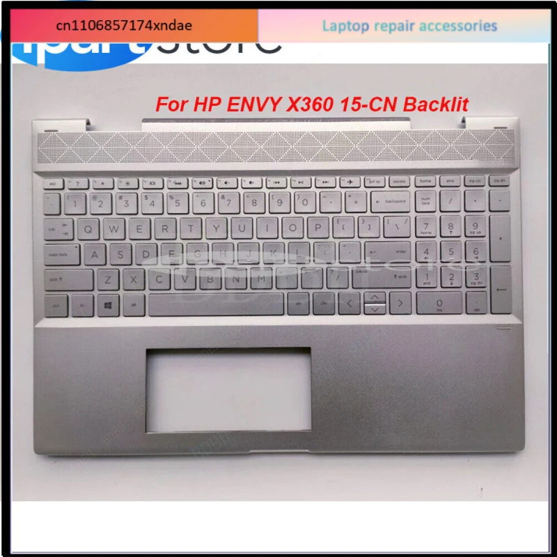 Palmrest Backlit Keyboard For  HP ENVY X360 15-CN 609939-001 L20746-001