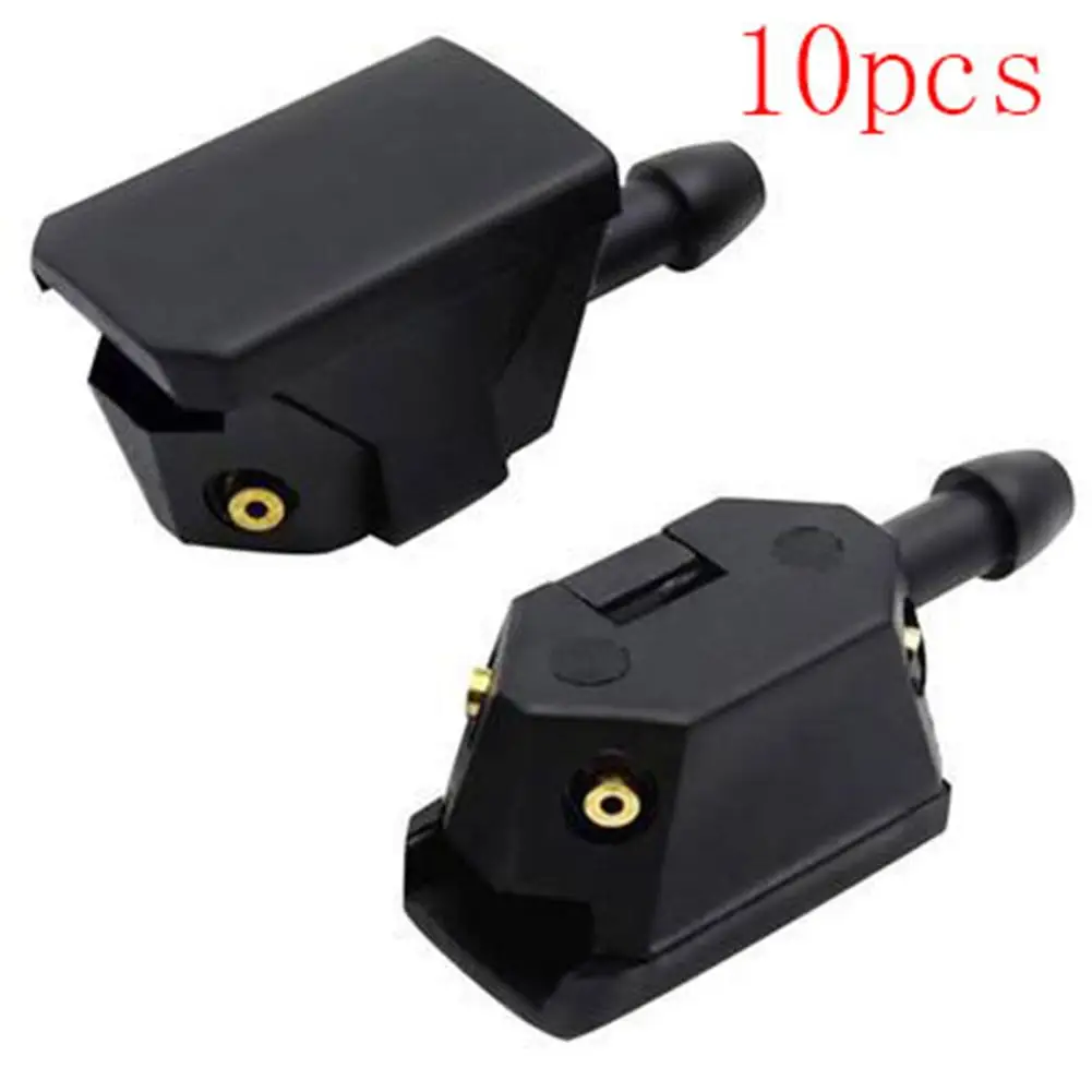 

10 Pcs Universal Car Front Hood Windshield Wiper Nozzle Windscreen Washer Blade Water Spray Jets Nozzle