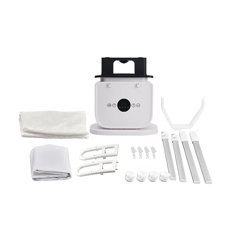 1250W Portable Clothes Dryer with UV Sanitizer 2-in-1 Folding Hanging Garment Steamer Dryer for Apartment RV Travel Home Use
