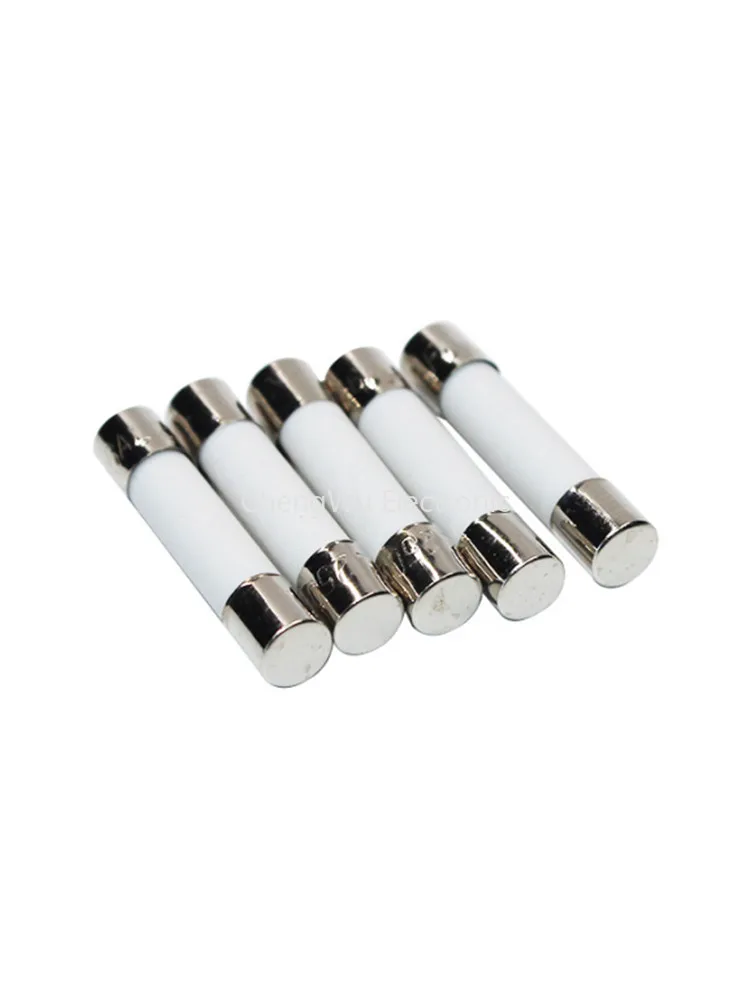 100PCS Ceramic Fuse Tube Fuse 6x30mm 250V Multiple Amp Ratings 0.5A - 30A for Electrical Circuit Protection