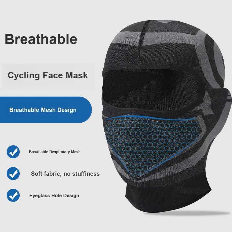 Riding Face Mask Protective Breathable Windproof for Autumn Winter Outdoor Mountaineering Skiing Motorcycle Use