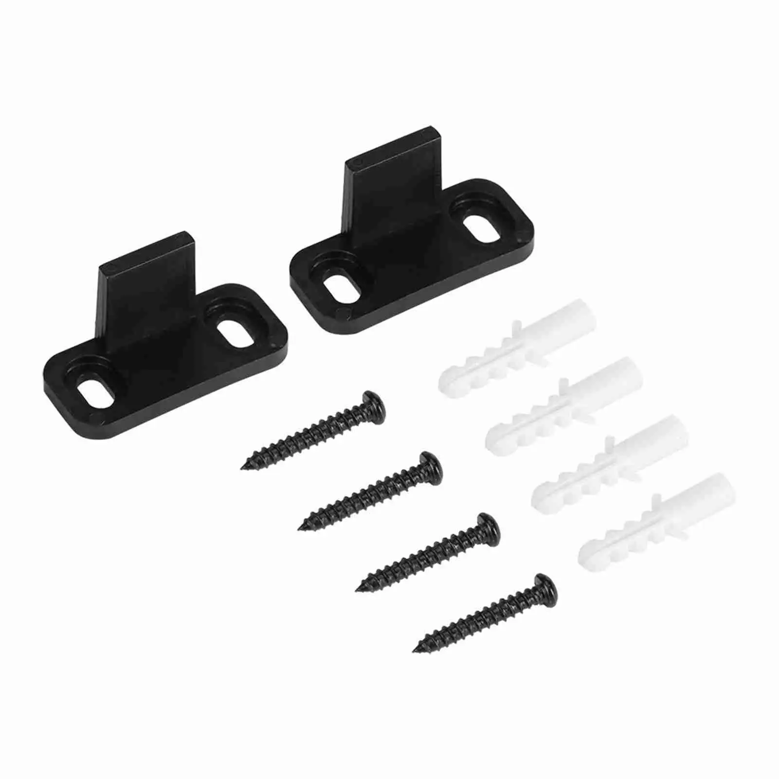 

Adjustable Sliding Floor Guide Clips with Screws for Wood Barn Doors - Prevent Door Swinging | Hardware Fittings