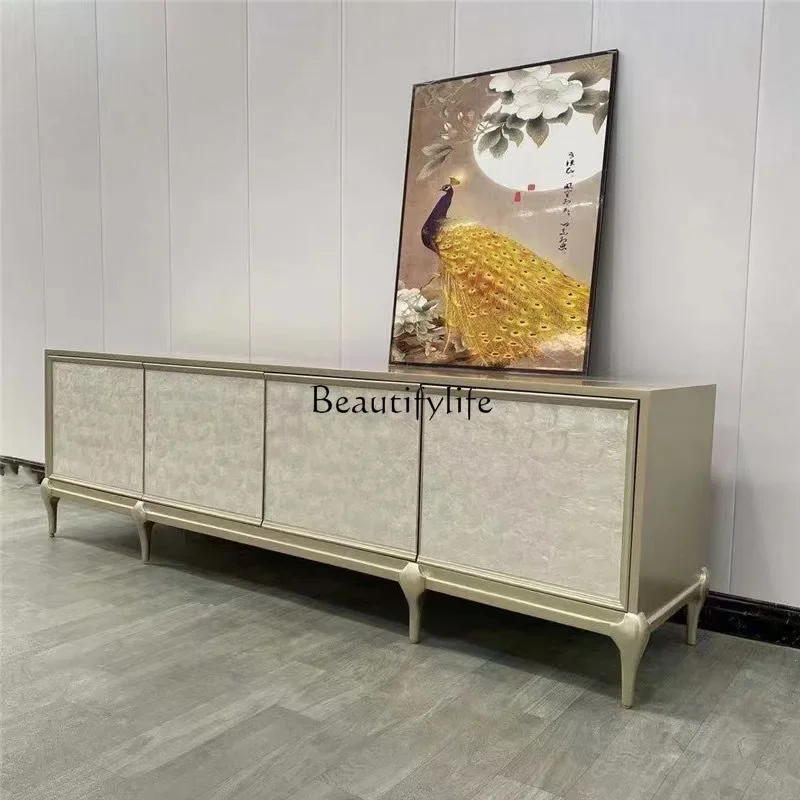 

yj7 American light luxury champagne color post-modern simple small apartment shell storage multi-purpose
