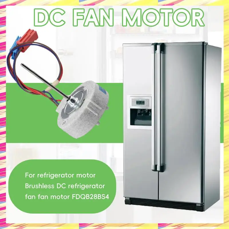 

ABJJ For Ximenzi Refrigerator Motor Brushless DC Refrigerator Fan Motor FDQB28BS4 DC12V