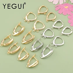 YEGUI M818,jewelry accessories,18k gold plated,0.3 microns, lobster clasp hooks,necklace bracelet,jewelry making,20pcs/lot