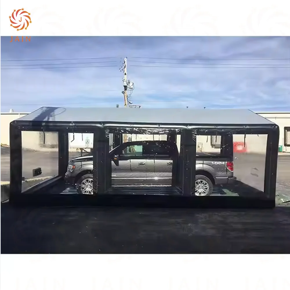 

Waterproof Inflatable Show Car Garage,Inflatable Display Car Cover,Inflatable Clear Car Garage Capsule Tent Exhibition, Rental