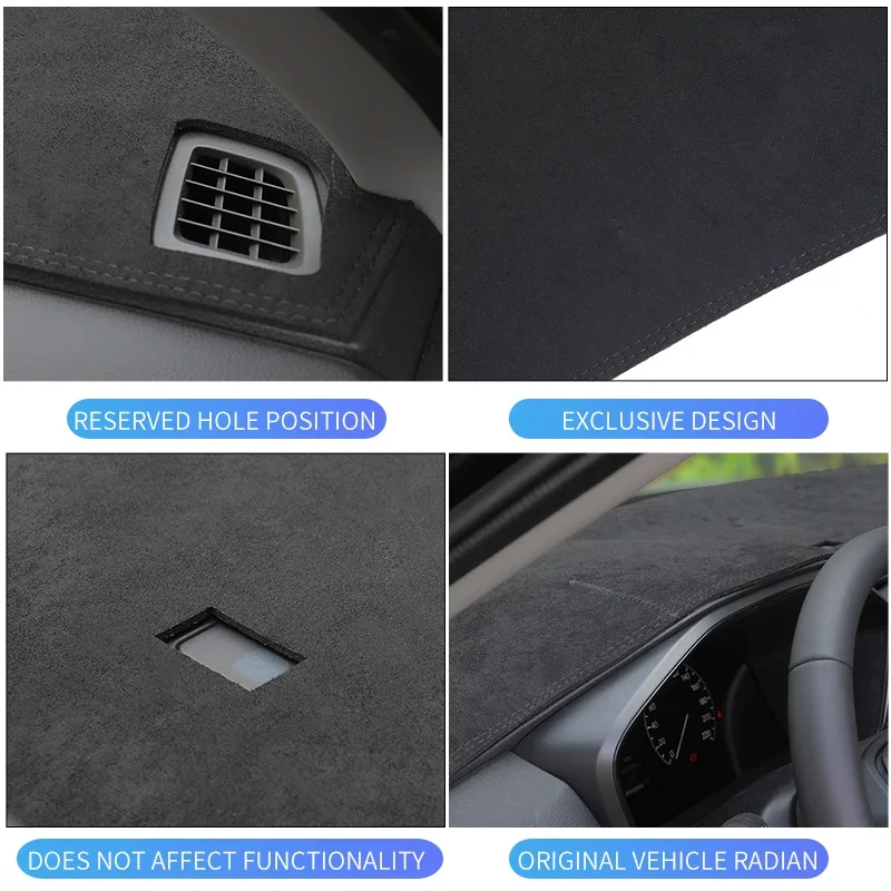 For Honda CRV 2023 CR-V 6TH Car Dashboard Cover Avoid Light Pad Instrument Panel Mat Shade cloth Sunscreen mat Carpet Accessorie