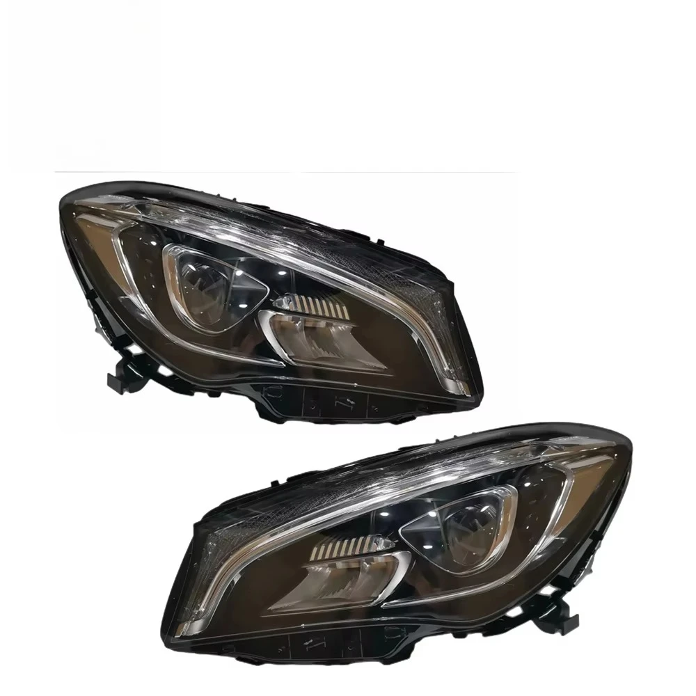 Car Led Headlight Round Angel Eye for Mercedes-Benz CLA 117 W117 2018 Led 12V Car Lighting Systems Head Lights