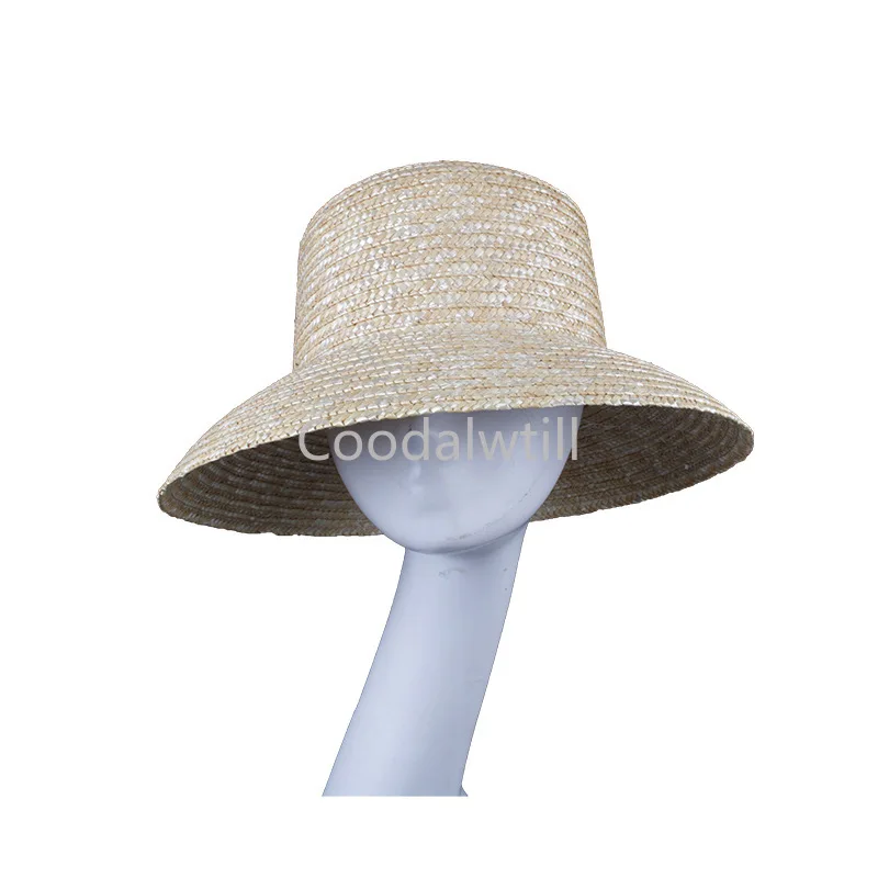 New Ladies Sombrero Sun Hats For Women  Derby Hat Military Straw Hat Summer Spring Outdoor  Chapeau Large Bord Femme