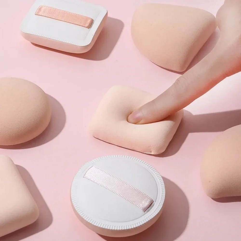 3Pcs Sponge Cushion Puff Soft CuteDry Makeup Puff Set Combined Wet Cosmetic Foundation Cream Blender Makeup Tools Accessories