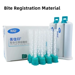 Dental Impression Material Silicone Bite Registration With Mixing Tube Head Dental Impression Dentistry record Mixing Tips Gun