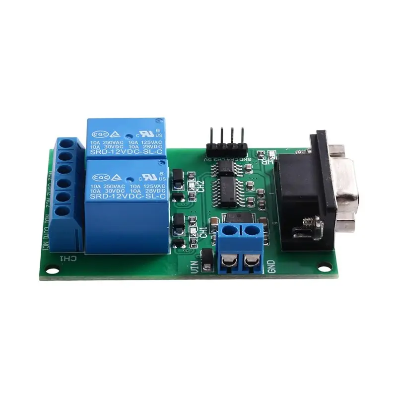 B04C-Remote Control Switch Board Serial Port Relay Module DC 12V