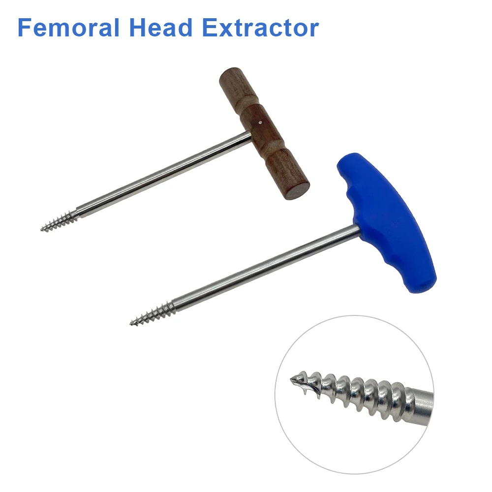 Orthopedic hip extractor Femoral head extractor Hip Joint Replacement Instrument T Handle Acetabulum Femur
