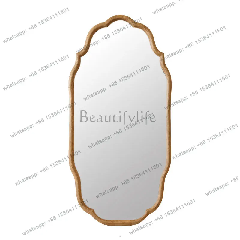 French Vintage Simple Mirror Design Create Frame Irregular Abnormity Funky Mirror Living Room Floor Dressing Espelhos Products
