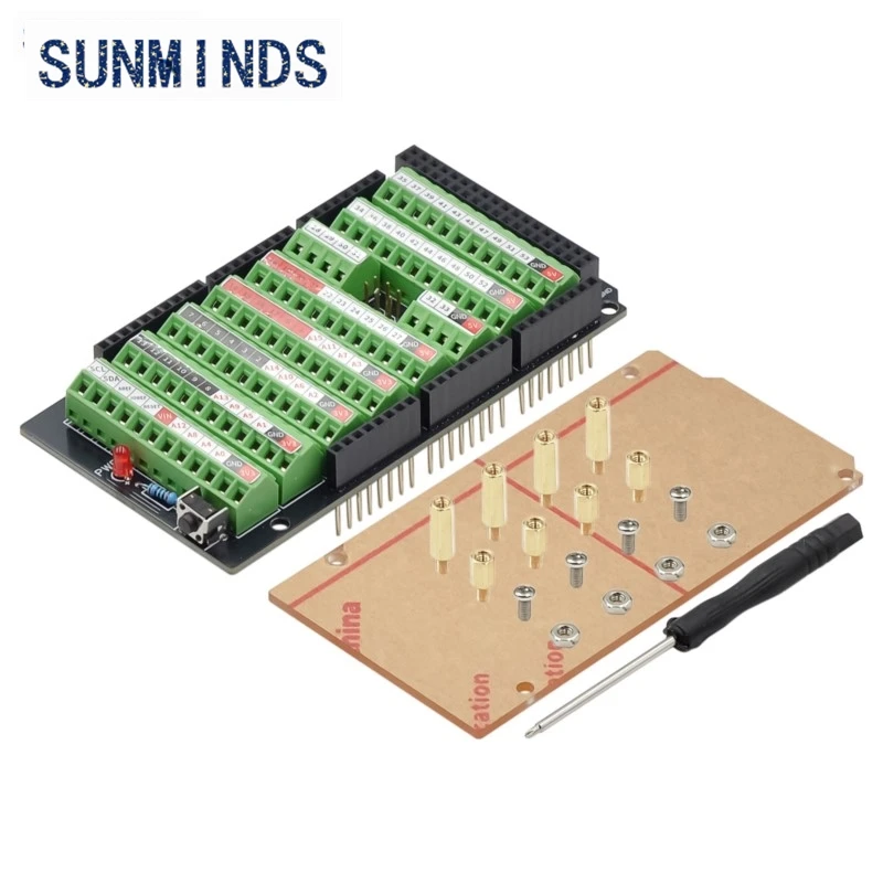 MEGA 2560 GPIO Terminal Board expansion module does not include development board acrylic