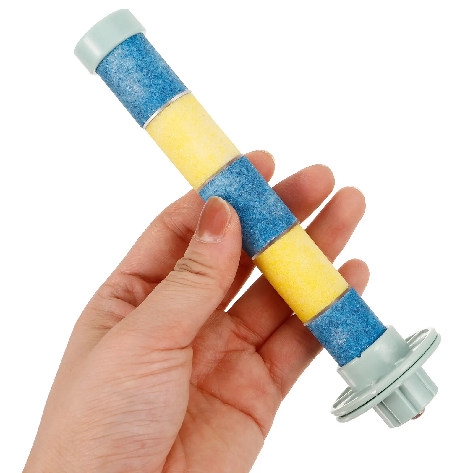 

Quartz Stone Bird Perch Stand Parrot Claw Grinding Stick Natural Durable Cage Accessory Parakeet Finches Macaw