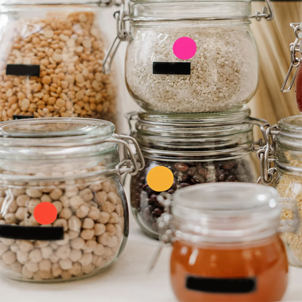 

16 Sheets Waterproof Self-Adhesive Round Color Coded Dot Stickers Numbered Labels for Warehouse Office Classroom Decoration