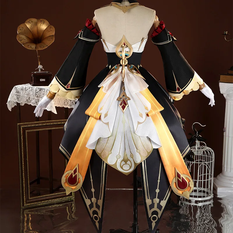 Genshin Impact Cosplay Costume Marionette Sandrone Game Anime Role-play Cute Outfit Dress Wig Set Halloween Party Role Play view 3