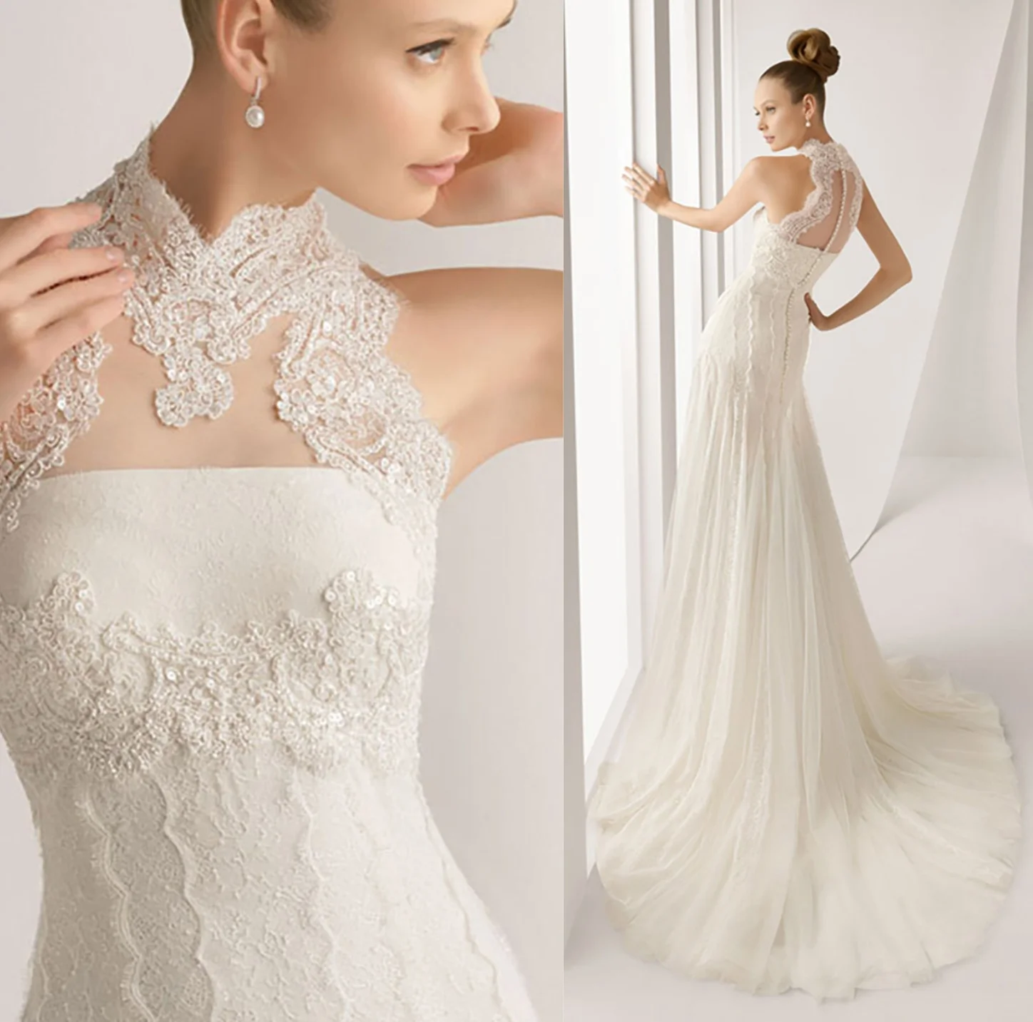  Sheer Sleeveless Bridal Bolero Applique Sequins Wedding Jackets Back Button Women Wraps Formal Party Gowns Wear Customized