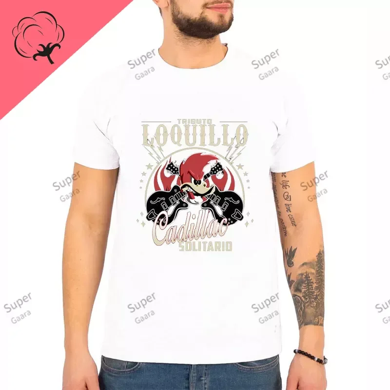 Loquillo Theme 100%Cotton Men's Dedicated T Shirt for Women Graphic Shirts Short Sleeve Tee Summer Streetwear O-neck Print Tops