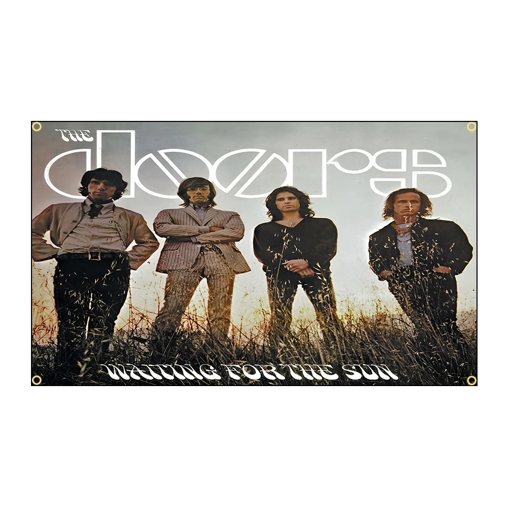 Beavy Rock Band Band-D-doorss Flag Polyester Printed Banner for Garage Wall Art Out Door Home Decoration
