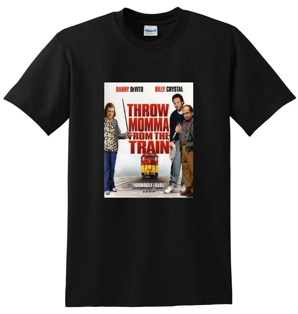 THROW MOMMA FROM THE TRAIN T SHIRT 1987 bluray dvd cover SMALL MEDIUM LARGE XL High Quality 100%Cotton Short Sleeve