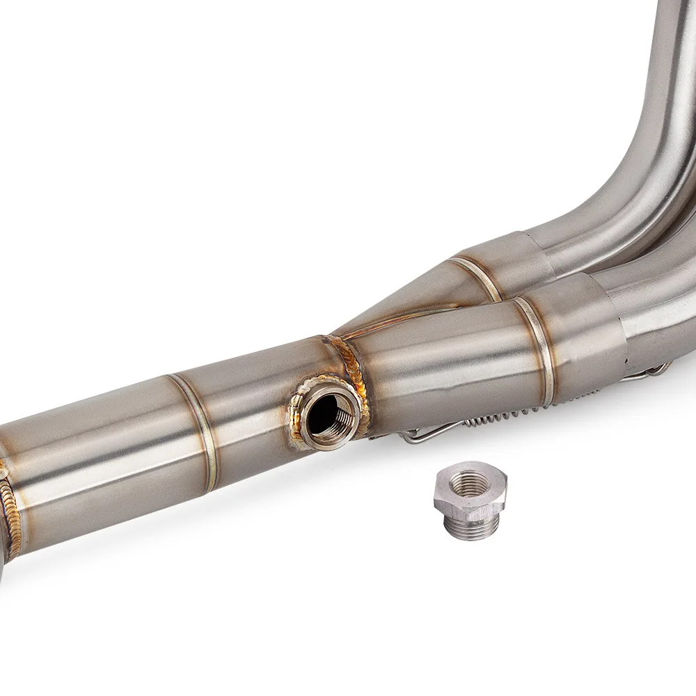 Suitable For Motorcycle Locomotive Exhaust Modification GSX 8S 8R Stainless Steel Front Section 51MM Lossless Installation 2024