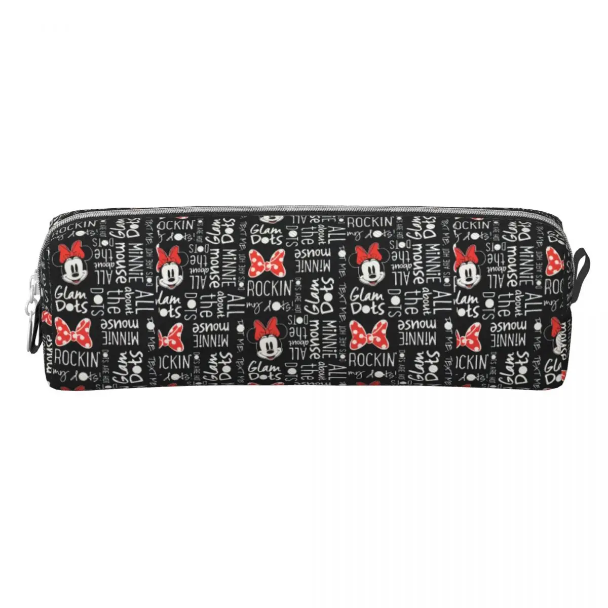 Custom Mickey Mouse Minnie Bows Anime Pencil Bags for Boy Girl Pencil Case Box School Supplies