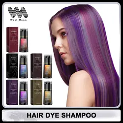 Black Hair Dye Shampoo Rapid Hair Dyeing Repair Dry Reduce Breakage Split Ends Oil Control Nourishing Hair Root Coloring Shampoo