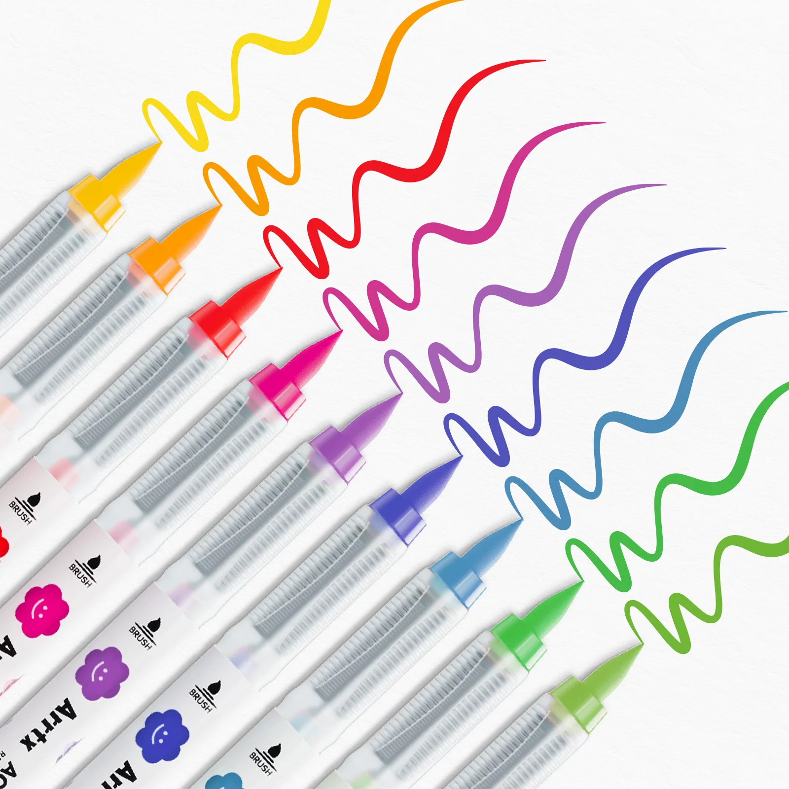 Arrtx Acrylic Paint Pens, 36/60 Colors Free Ink System Acrylic
