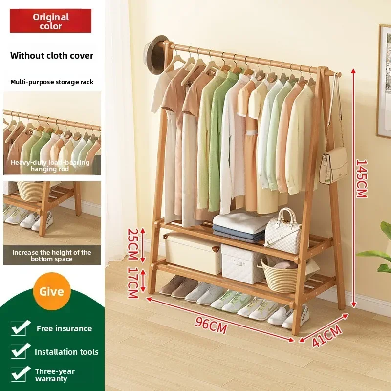 Factory Minimalist Household GoodsBedroom Hanger Simple Coat Rack Hotel Floor Coat Rack Clothes Storage Rack